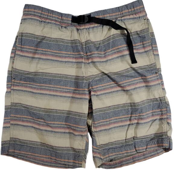 Eddie Bauer  | Striped, Built in Belt, Shorts | Size Large - Picture 1 of 5